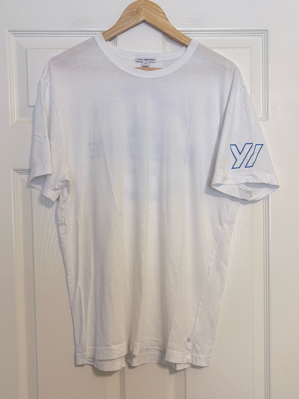 James Perse Yosemite White Blue T Shirt Size Large NWOT Unisex Men’s L Women XL